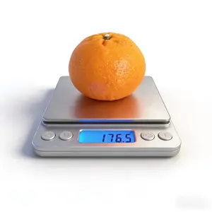 Multifunctional Digital Kitchen Scale 0.01 g Precision for Baking Coffee Weight Tracking Stainless Steel Platform Battery Operated with Multiple Units Support