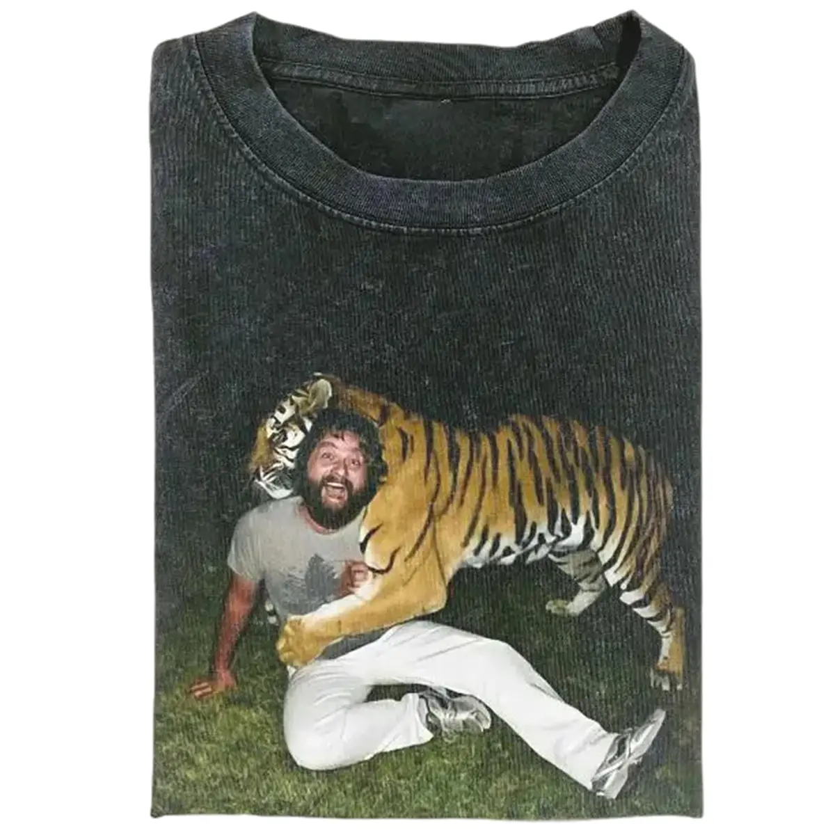 The Hangover Vintage Graphic Tee, Alan With Tiger T-Shirt, Movies Tee, Unisex Meme Cringe Funny Dumb Shirt, Menswear Womenswear Streetwear Cotton