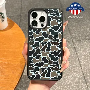 Premium Magnetic Case for iPhone11/12/13/14/15/16/promax Black camouflage MagSafe Ready,Anti-Fall,Ultra-Thin Design|Perfect for Everyday Use