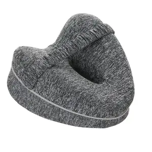 Memory Cotton Leg Pillow Hollow Heart Pregnancy Side Sleeper Sciatica Orthopedic Sciatica Back Hip Relief Pillow For Bed, Sofa