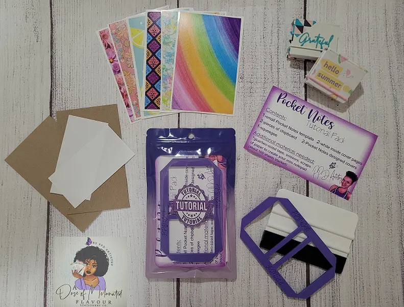 Pocket Notes Tutorial Pack by PPD Artistry - Create your own custom Pocket Notes from scratch! (made of PLA/Plastic)