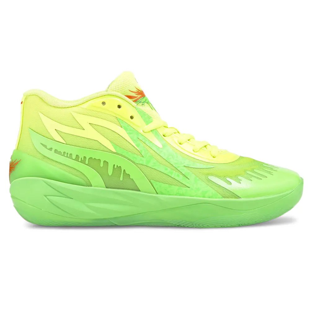 PUMA Mens Mb.02 X Slime Basketball Sneakers Shoes - Green