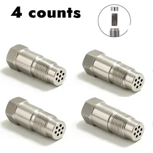 4pcs M18x1.5 Thread Extension Fitting, Precision‑Machined, Leakproof & Corrosion‑Resistant