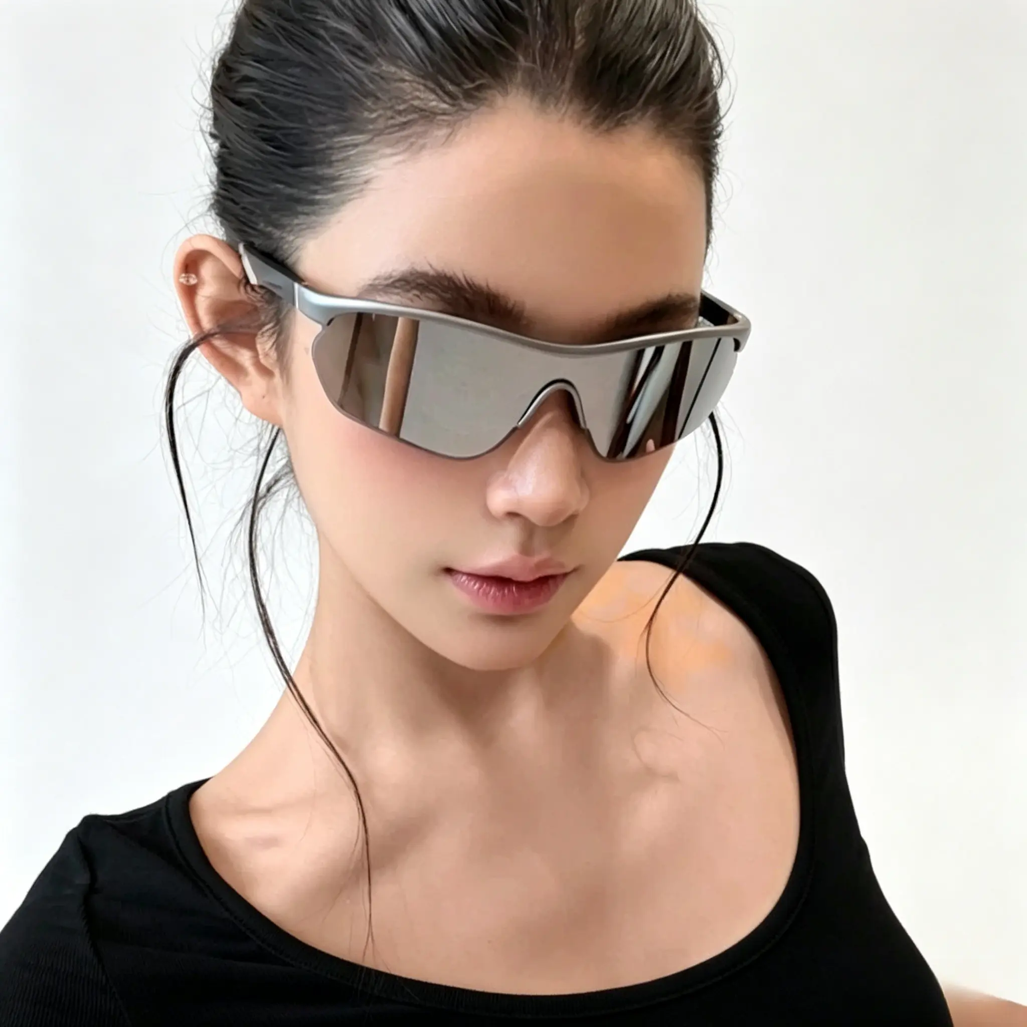 Outdoor Sports Cycling Mountaineering Running Sunglasses, Sun Protection For Women, Windproof Protective Goggles, Sunglasses