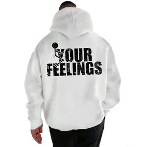 F*ck Your Feelings Hoodie – Funny Dark Humor Attitude T Shirt for Men – Savage Statement Graphic Sweatshirt Embroidery Streetwear Crewneck Streetwear