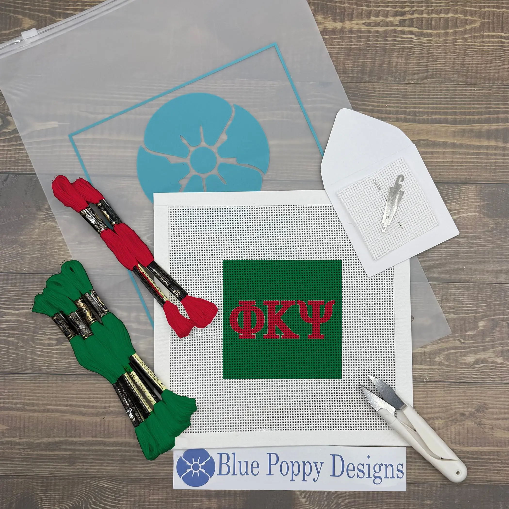 Phi Kappa Psi 4x4 Needlepoint Kit