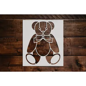 Teddy Bear Stencil - Art and Wall Stencil