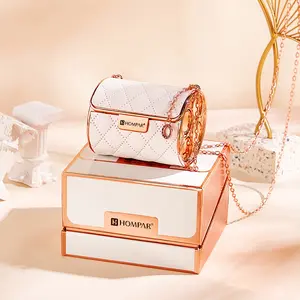 Han Bei'er Luxury Pampering Leather Soft Matte Lipstick Velvet Matte, Long-lasting, Non-transfer, Non-smudging, Set of Four in Leather Box – Great Christmas Gift Makeup