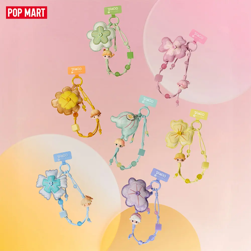 POP MART DIMOO Moments in Bloom Series-Decorative Charm Blind Box,Surprise Gift