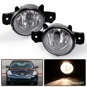 Fog Lights W/ H11 Bulbs Fit For Nissan Altima Maxima Rogue Sentra Clear LenS