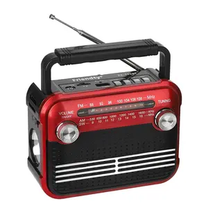 Portable Full Band Multifunctional Handheld Radio, Supports Fm/am/sw1-6, USB/TF Card, Dual Power Battery/USB Supply, High Sound Speaker, Headphone Interface, Portable Shortwave Radio