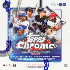 Rumi Topps Chrome Logofractor Baseball Hobby Box (2025) Sports Card Items Trading Card Box