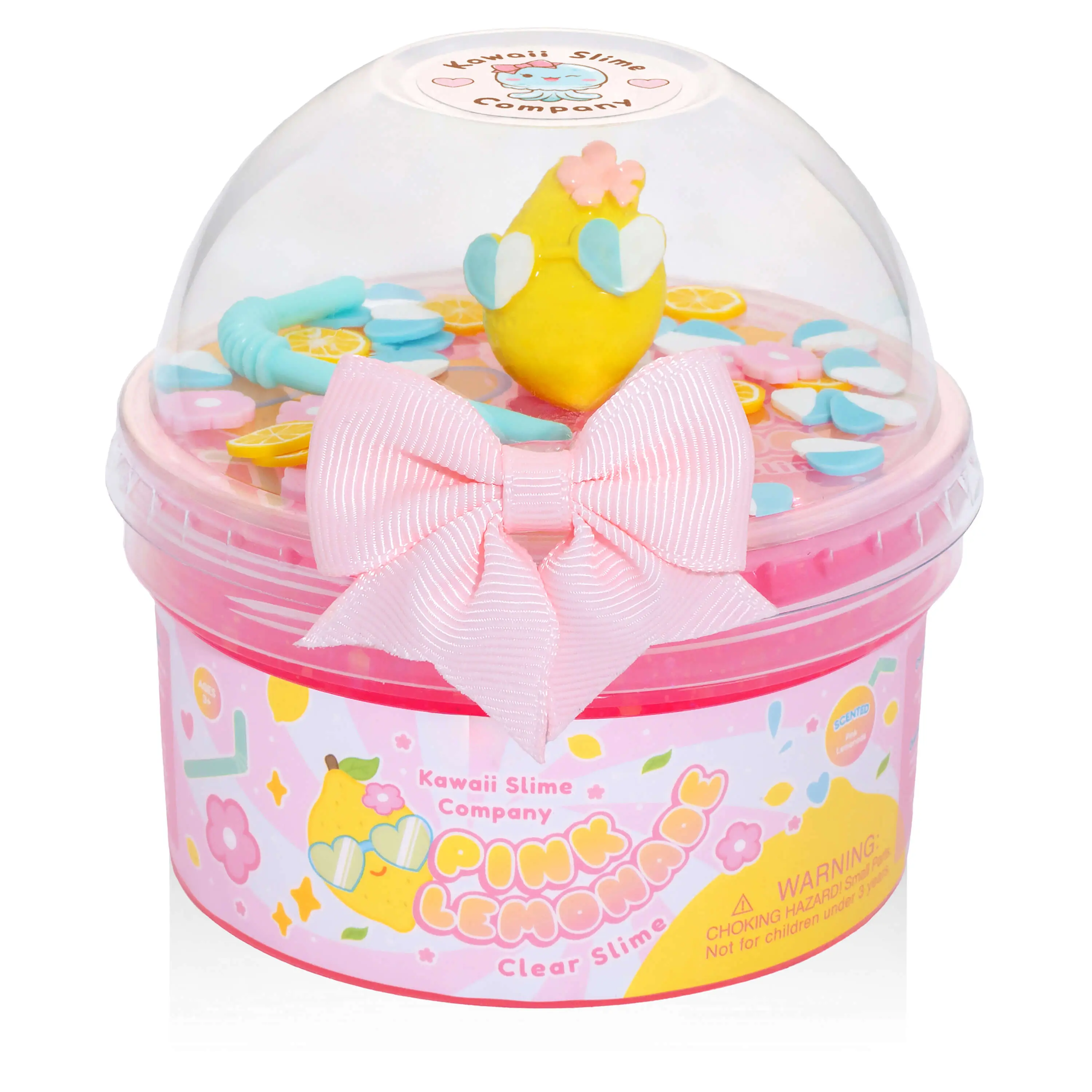 Pink Lemonade Clear Signature Dome™ Slime