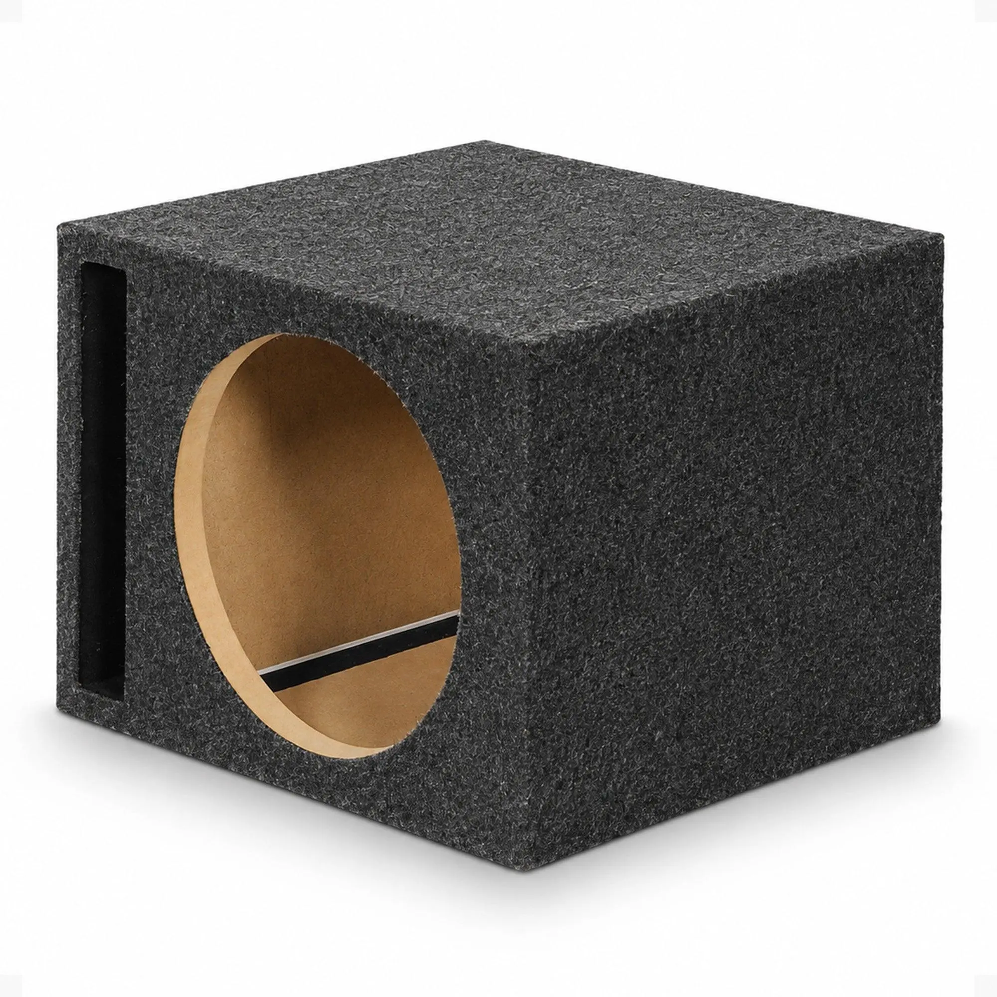 Q Power 10" Heavy-Duty Single Vented Vehicle Subwoofer Enclosure Woofer Box