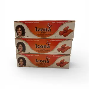 Icona London 3 pcs Icona Carrot Cream Super Eclaircissant for Fast Results and Anti-Taches 50g Each