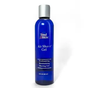Tend Skin Air Shave Gel - Gentle Anti-Aging Wrinkle-Smoothing Formula, Hydrating Cucumber Moisturizer, Unisex Bump Remedy for Sensitive Underarms, Post-Shave Brightening Men's Shaving Care Cosmetic