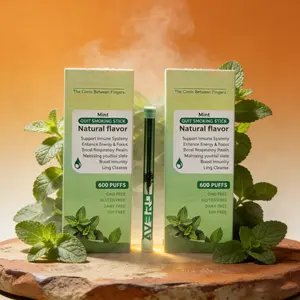 Compact Double-End Mint Freshness Aroma Stick, Ideal for Night Learning Sessions, Extended Travel Itineraries, Regular Workplace Use, Discreet Pocket Carry & Reusable Replaceable Design