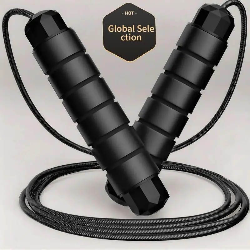 Adjustable Speed Jump Rope with Ball Bearings – Tangle-Free Skipping Rope for Men, Women & Kids, Home Gym Fitness Workout, Exercise Equipment