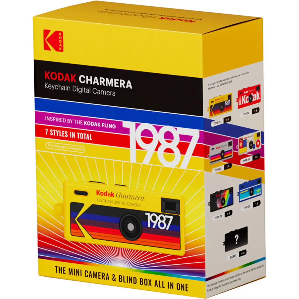 Kodak Charmera 1.6MP: The Viral Y2K Keychain Camera (Blind Box)