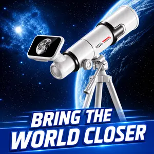 Telescope for Adults & Kids, 70mm Aperture 400mm Professional Refractor Telescope for Astronomy Beginners, Portable Travel Telescopes with Tripod Phone Adapter