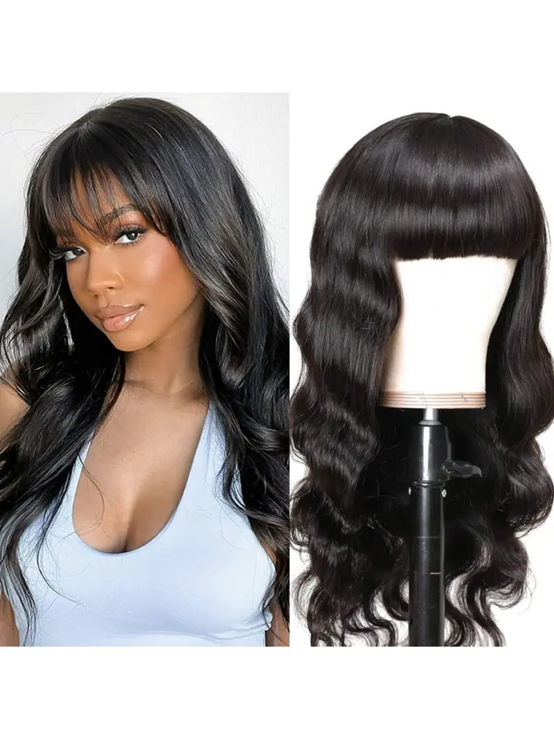 20 inch body wave wig with bangs - TikTok Shop display picture 2