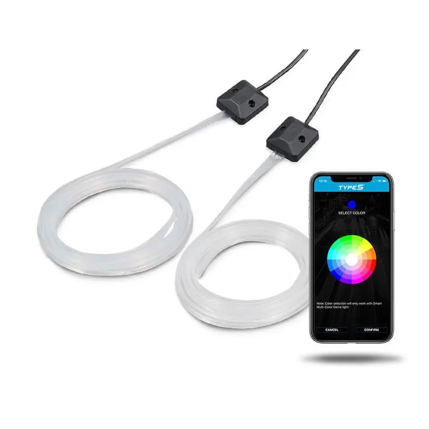 TYPE S 120" Smart LED Exterior Trim Lighting Kit, Led Car Lights, Car Decorative Light