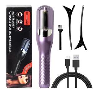 USB Rechargeable Wireless Multifunctional Hair Trimmer, Portable Travel Automatic Hair Clipper, Home-Use Electric Razor for Split Ends, Built-In Lithium Battery, Lightweight