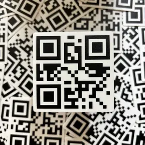 F Off QR Code, Hard Hat Sticker, Auto Sticker