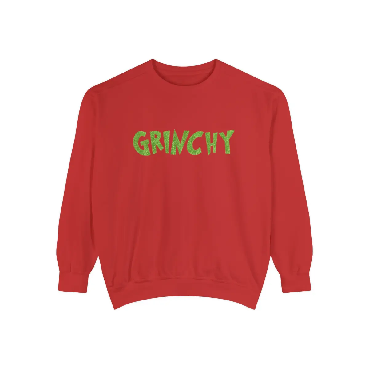 Grinchy Comfort Colors Unisex Garment-Dyed Sweatshirt