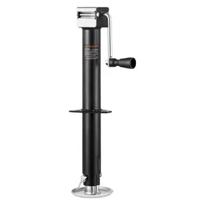 VEVOR Alloy Steel Bolt-On A-Frame Trailer Jack, 5000lb Dynamic Load Capacity, 15-in Vertical Travel Lifting Tool, with Handle & Rectangular Footpad, for RV, Utility Trailers, Trailer Lifting