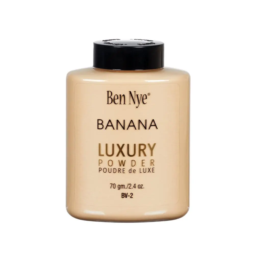 Ben Nye Banana Luxury Talc-Free Setting Powder - A Silky, Translucent Powder - Join the Powder Revolution