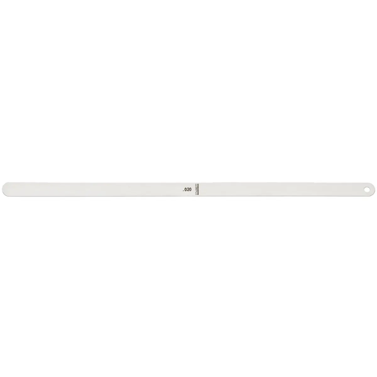 212 MAIN Industrial Feeler Gage Strip Tool - 0.020 in Tempered Steel Single Leaf, 12 in x 0.500 in with Rounded Ends & Hanging Hole, Easier to Work on Automotive, Farm Equipment, Automotive Work
