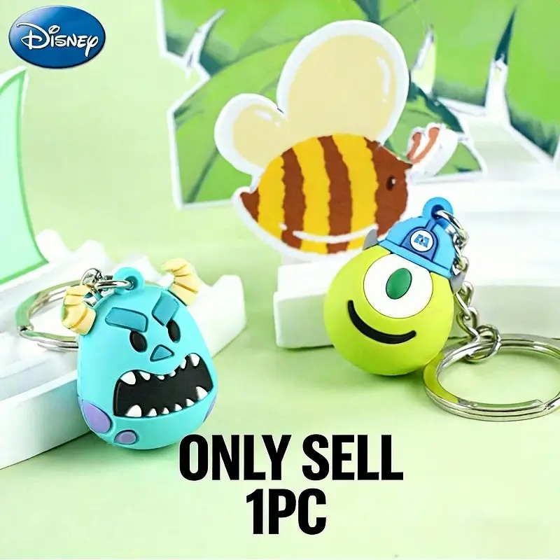 Disney Monsters University Keychain, Mike & Sulley Icon Ball Charm, Cute Cartoon Character Design, Perfect Birthday Gift Idea, Keychain Kawaii, Cute Keychain Accessory