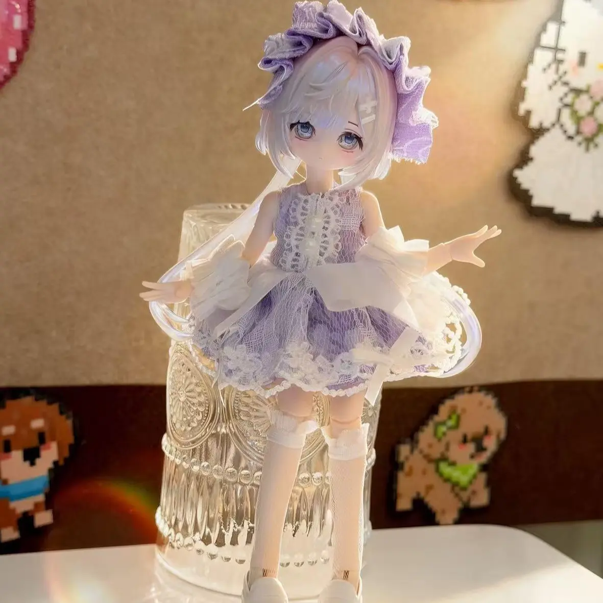 12cm BJD Doll Clothing, Stylish Collecting Outfit, Appearance-Enhancing Accessory (Doll & Shoes Not Included), Stylish Doll Clothes, Doll Collections