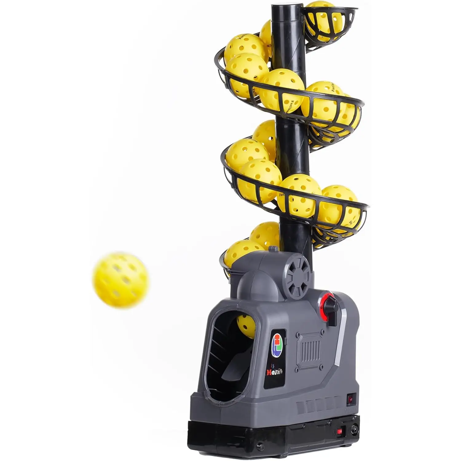 681PBH Pickleball Machine with Auto Swing, 3 Angles & 4 Speeds Adjustable, Portable Pickleball Launcher for Indoors & Outdoors Practice,  by Power //AC Power, for Beginners