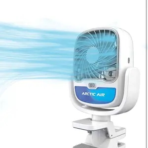 Portable Fan Grip Go 3 Speed Small Fan with Universal Clamp for Indoor & Outdoor Use, 360 Degree Head Swivel, Cordless Personal Evaporative Air Cooler