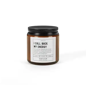 I Call Back My Energy Candle: Self-care, energy clearing, and spiritual cleansing to promote healing and manifestation