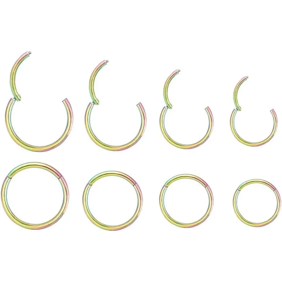 18G - Rainbow - (6mm-12mm) - 4Pairs