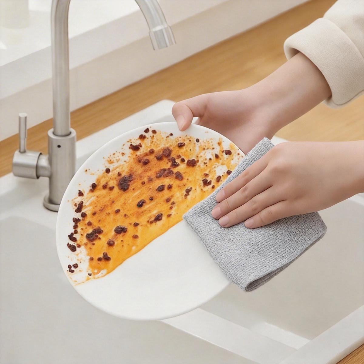 Each box contains 20 cleaning cloths, absorbent kitchen rags, convenient hand towels, 8.66 inches * 8.66 inches, reusable, household multipurpose cleaning cloths, towels