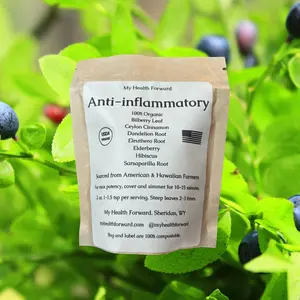 Anti-inflammatory Organic Herbal Tea - Loose Leaf Antioxidant Tea