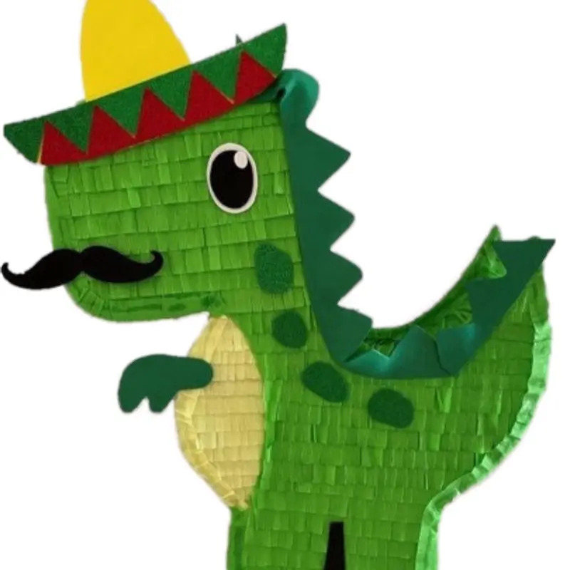 Mexican Dino 20" Piñata. Fiesta theme party. T-Rex Mexican Dino 20" Piñata. Fiesta theme party. T-Rex