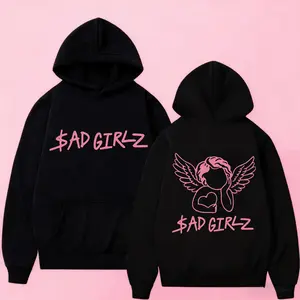Anti Social Club Hoodie - Sad Girlz Collection - Double-sided Graphic Sweatshirt - Soft Fleece Lining - Unisex Streetwear - Trendy Casual Wear