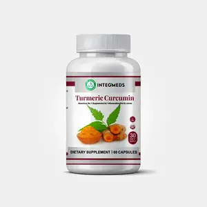 INTEGMEDS Turmeric Curcumin Healthcare Supplement - Natural Ingredients for Inflammatory Balance & Gastrointestinal Health - 60 Capsules