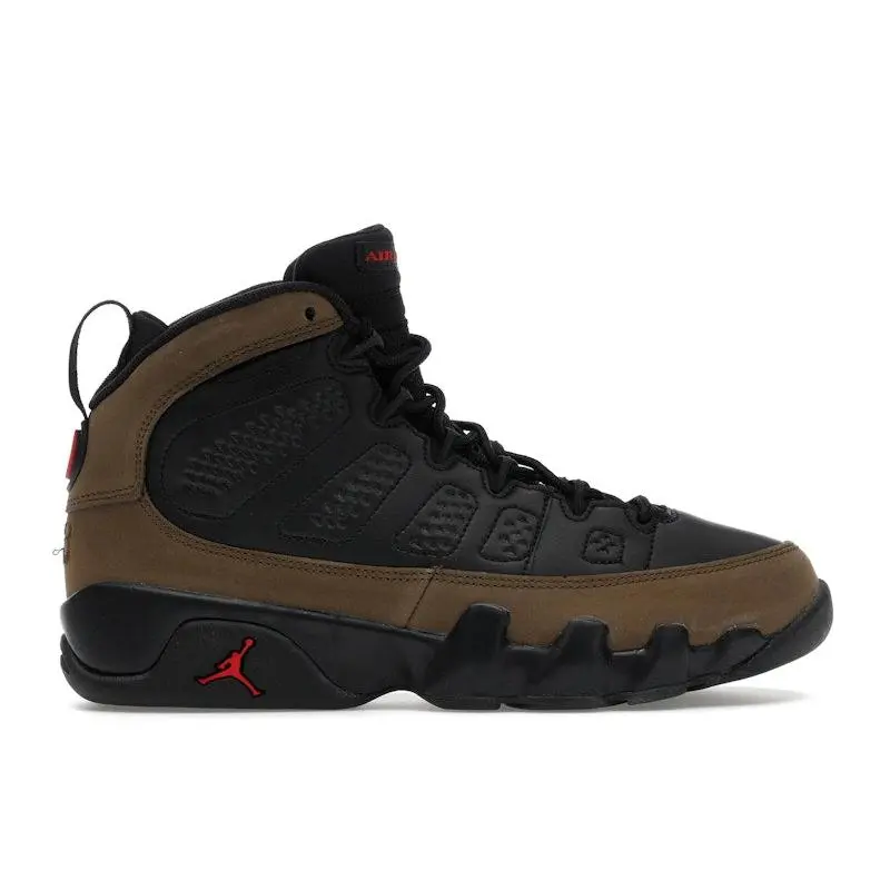 Jordan Kid's 9 Retro Olive (2024), from StockX