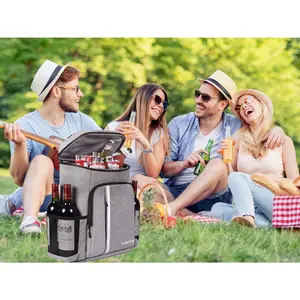 FORICH Backpack Cooler Leakproof Insulated Waterproof Backpack Cooler Bag, Lightweight Soft Beach Cooler Backpack for Men Women to Work Lunch Picnics Camping Hiking, 30 Cans FORICH