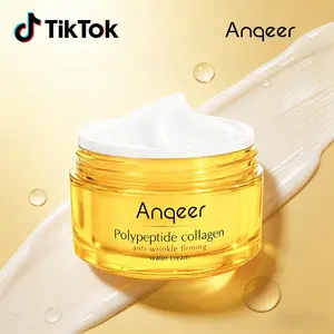 Anqeer Collagen Hydrating Cream for Glowing Skin, 24H Moisture-Burst Formula, Gentle & Smooth Application, Wrinkle & Spot Treatment, Suitable for Sensitive Skin herbal moisturizer