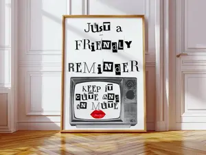 Vintage Red Wall Art|Black Poster Bedroom Wall Decor|Humorous Prints|Red and Black Wall  |Red Aesthetic Dorm Décor