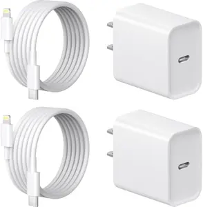 iPhone 14 13 12 11 Fast Charger USB C Wall Charger [2-Pack] 6FT Fast Charging Cable Compatible with iPhone 14/14 Pro/14 Pro Max/iPhone 13/12/11/X/8/7/6/iPad Pro/Mini/AirPods