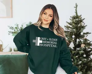 Grey Sloan Memorial Hospital Sweatshirt, Greys Anatomy, Greys SweatShirt, Grey's Anatomy Sweatshirt, Hospital Sweatshirt, Greys Anatomy Fan
