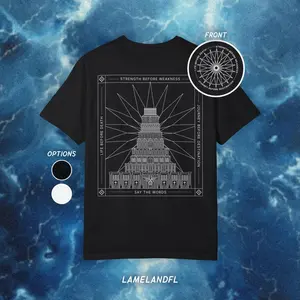 Say the Words | Stormlight Archives Fantasy Inspirational Geometric Urithiru Line Art Women's or Unisex Comfort Colors Graphic